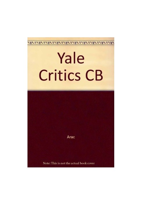 The Yale critics : deconstruction in America