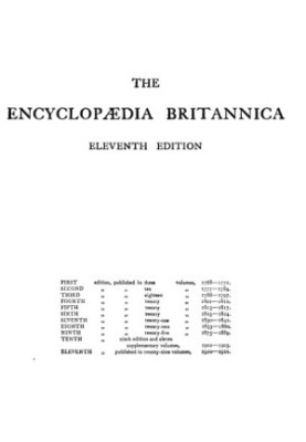 Encyclopedia Britannica - A dictionary of arts, sciences, literature and general information 11 ed. in 29 v. Volume 01 A - An