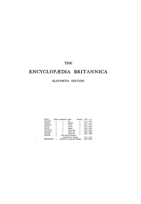 Encyclopedia Britannica - A dictionary of arts, sciences, literature and general information 11 ed. in 29 v. Volume 01 A - An
