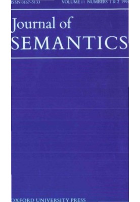 Journal of Semantics, Volume 11, Issue 1-2, 1994 11 1-2