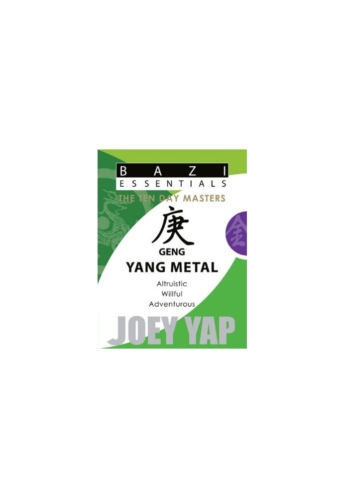 BaZi Essentials - The Ten Day Masters - Geng (Yang Metal)