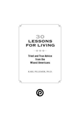 30 Lessons for Living