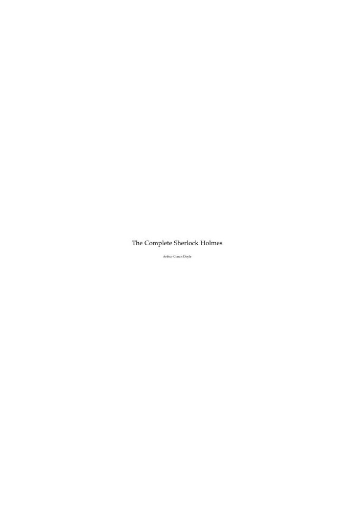 Sherlock Holmes Complete