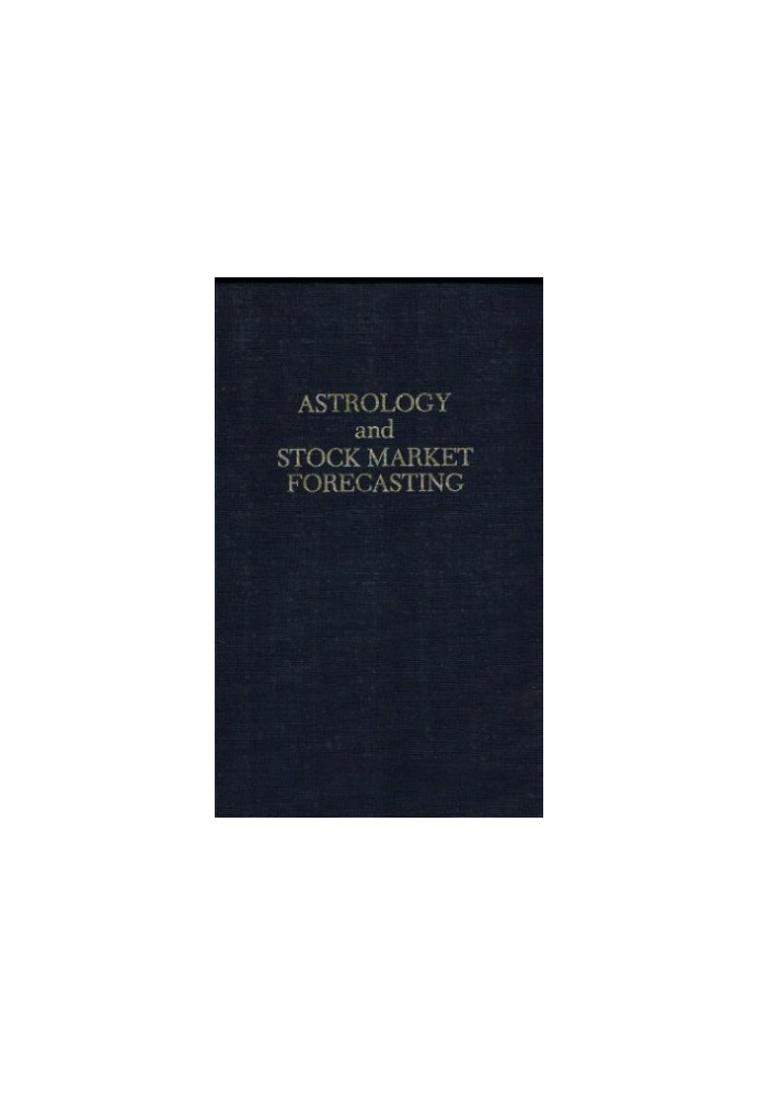 Astrology and Stock Market Forecasting