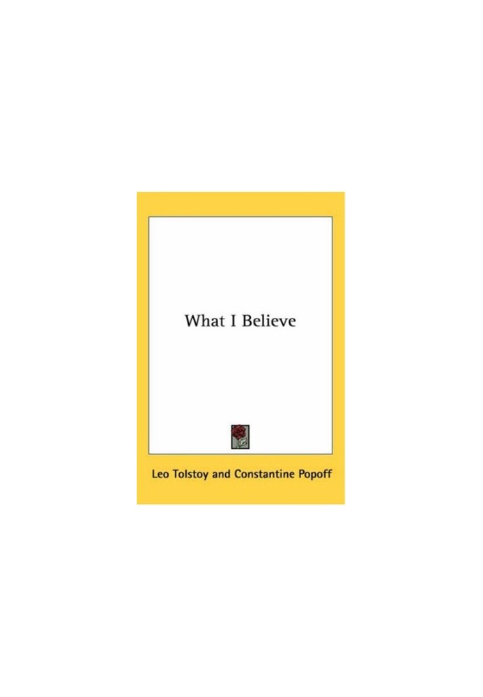What I Believe