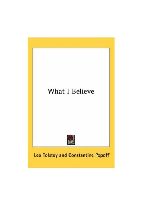 What I Believe