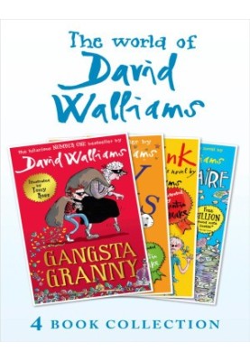 The World of David Walliams 4 Book Collection (The Boy in the Dress, Mr Stink, Billionaire Boy, Gangsta Granny)