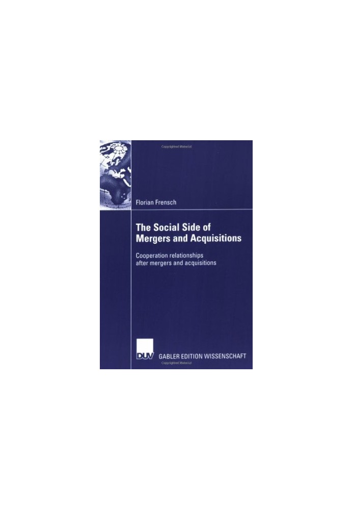 The Social Side of Mergers and Acquisitions: Cooperation relationships after mergers and acquisitions