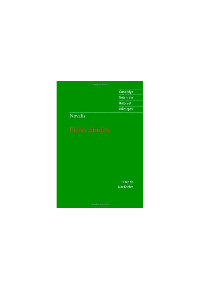 Fichte Studies