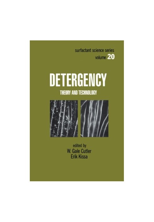 Detergency: theory and technology