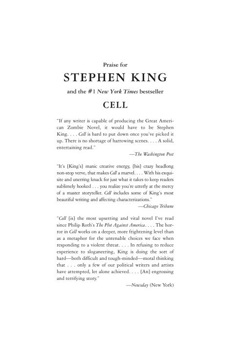 Cell: A Novel