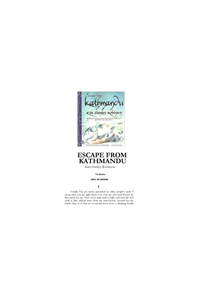 Escape From Kathmandu