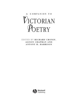 A companion to Victorian poetry