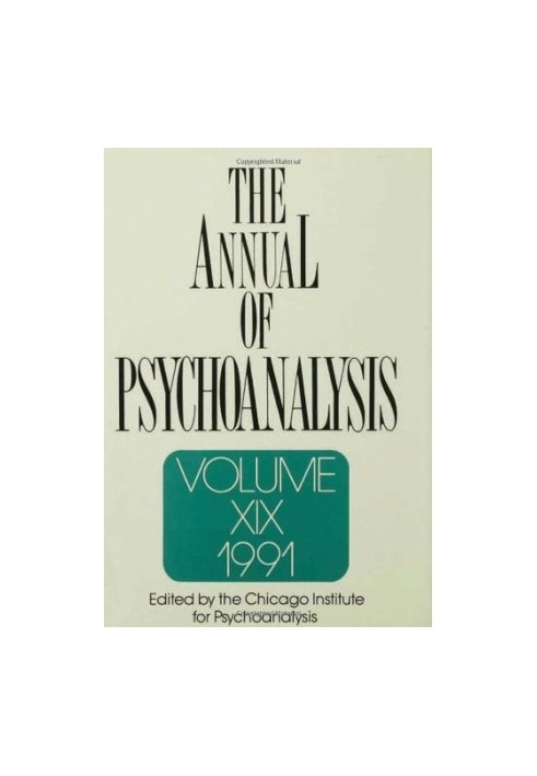 The Annual of Psychoanalysis