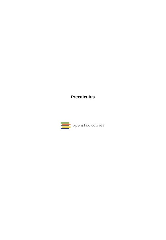 Precalculus
