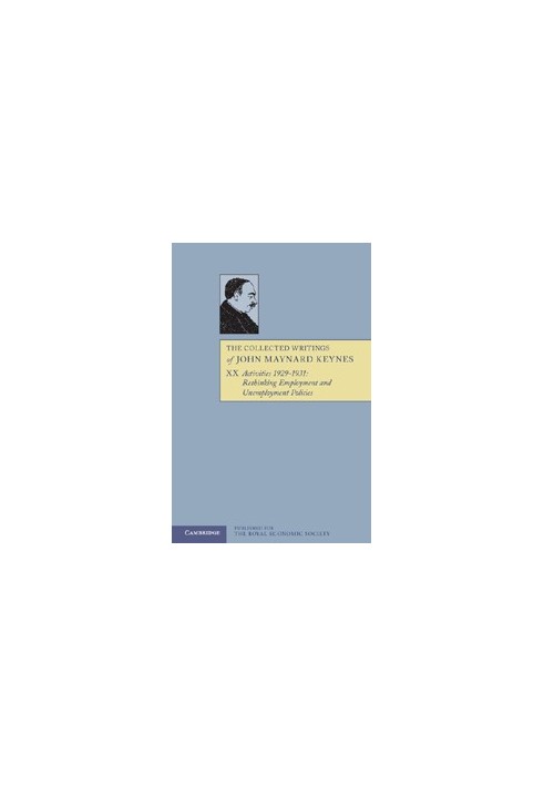 Activities 1929-1931: Rethinking Employment and Unemployment Policies