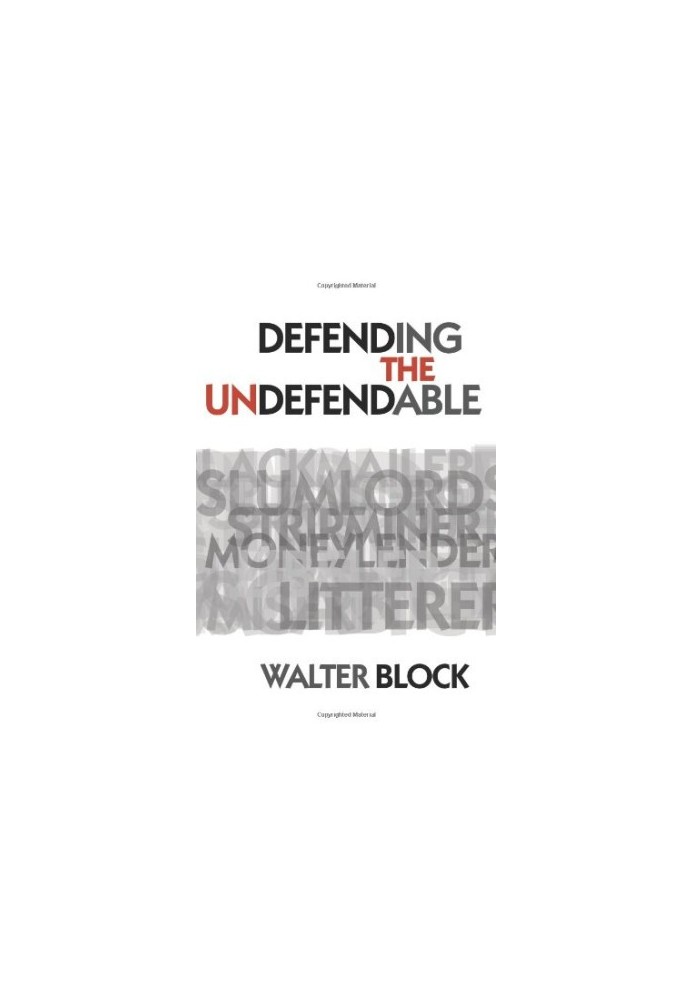 Defending the Undefendable