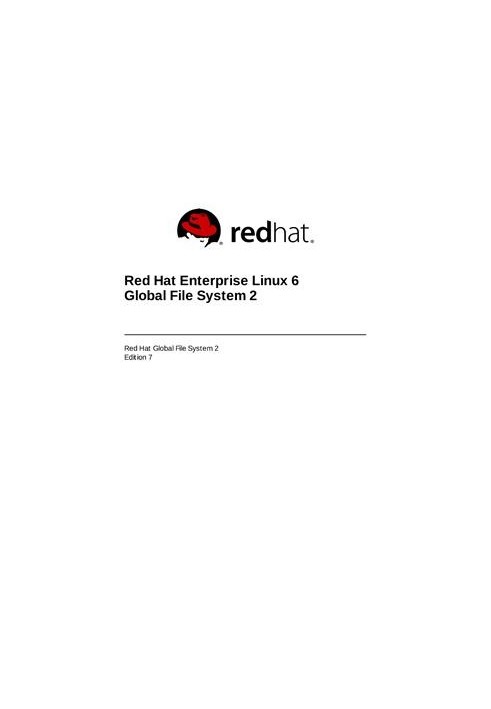 Red Hat Enterprise Linux 6 Global File System 2