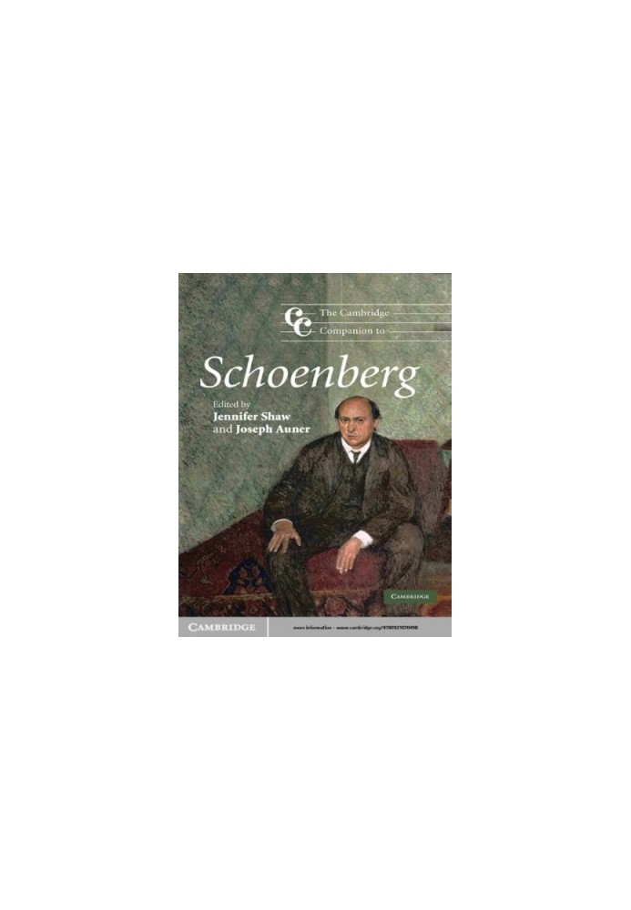 The Cambridge companion to Schoenberg