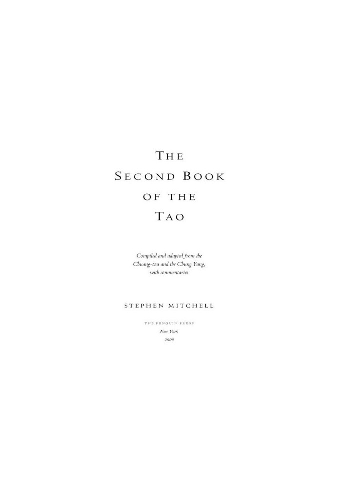 The Second Book of the Tao