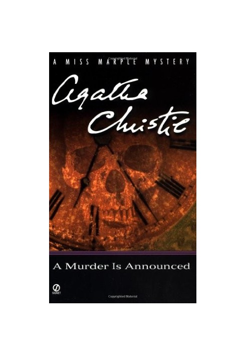 A Murder is Announced.