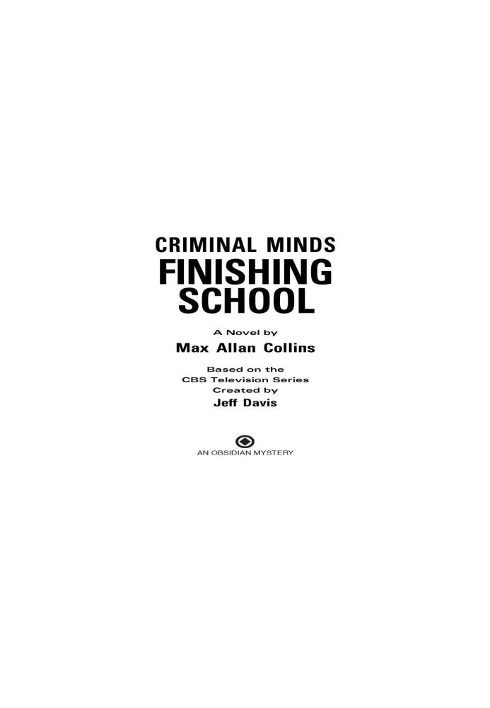 Criminal Minds: Finishing School: Finishing School