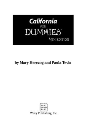 California For Dummies (Dummies Travel)