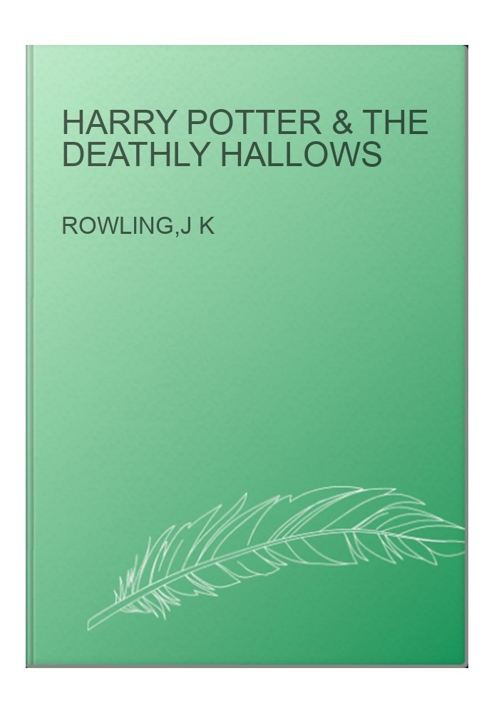 Harry Potter & The Deathly Hallows