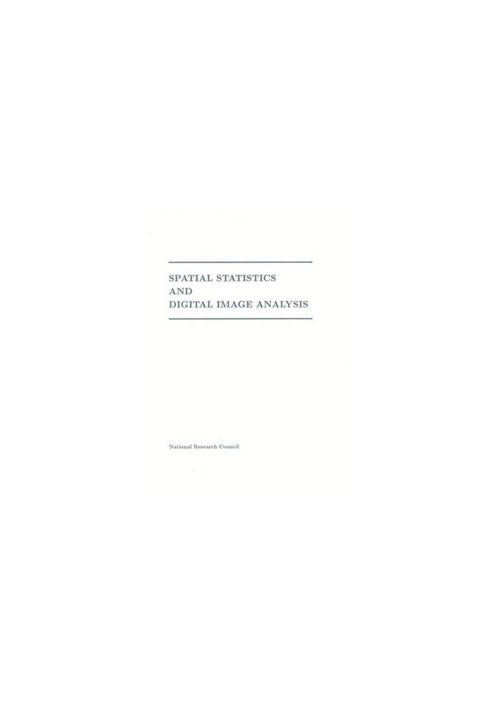 Spatial Statistics and Digital Image Analysis