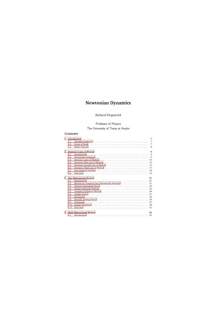 Newtonian Dynamics