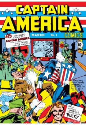 Captain America Vintage Comic Issue 1 1900s