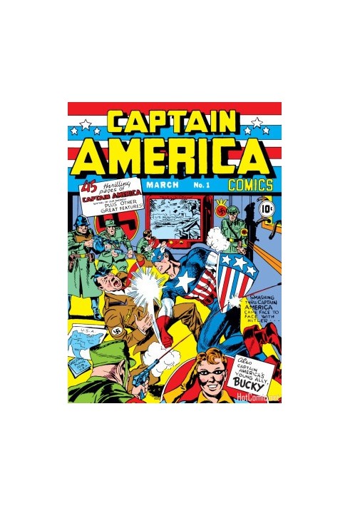 Captain America Vintage Comic Issue 1 1900s