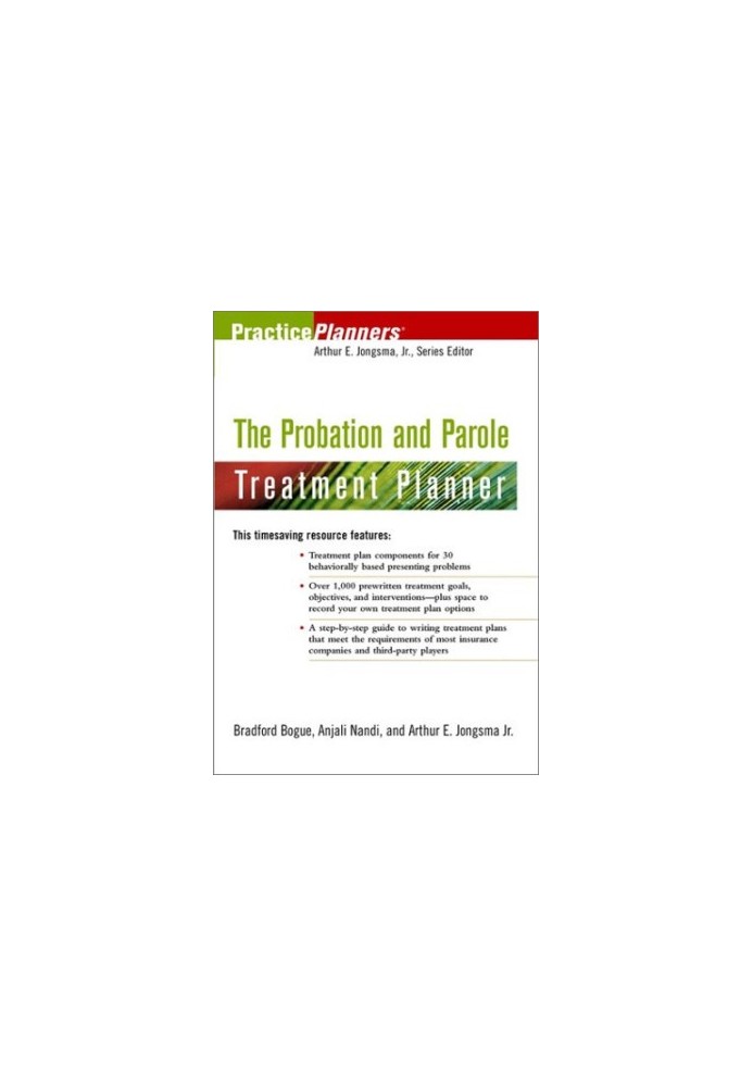 The Probation and Parole Treatment Planner.