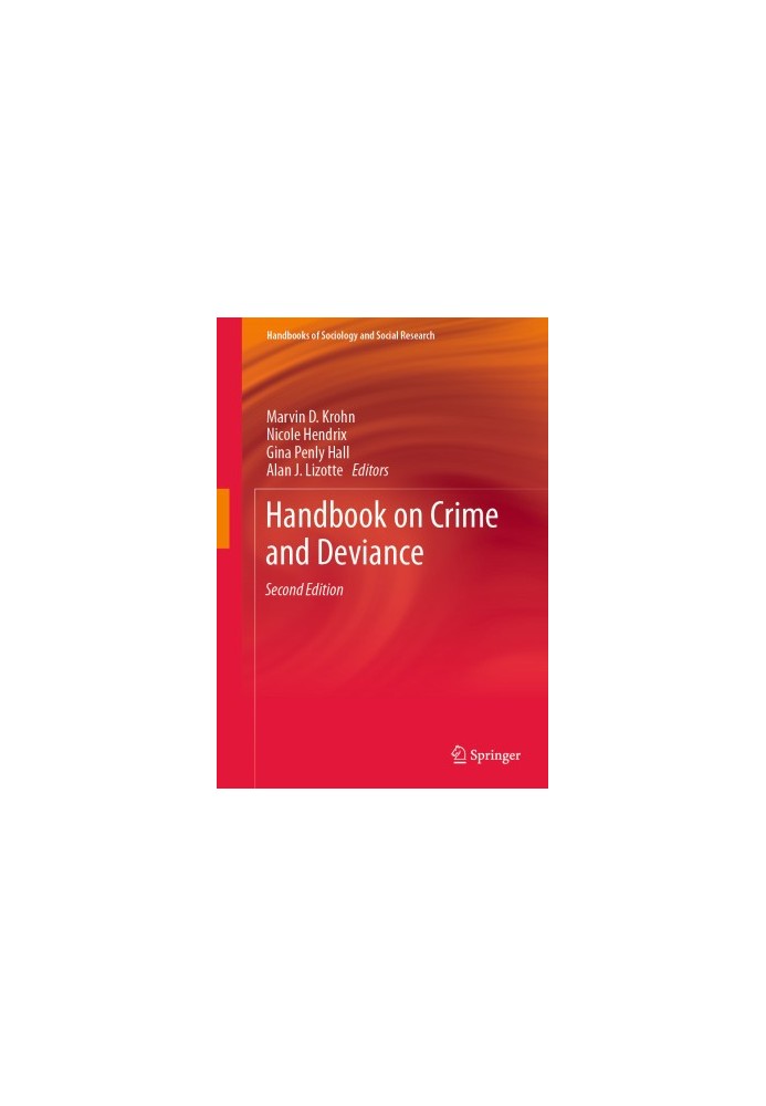 Handbook on Crime and Deviance, 2nd