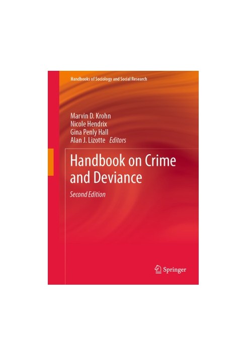 Handbook on Crime and Deviance, 2nd