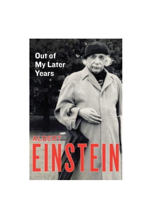 Out of my later years.
