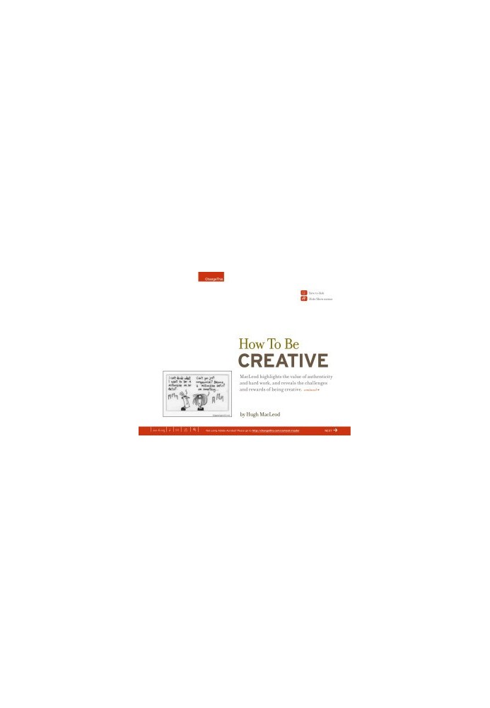 HowToBeCreative