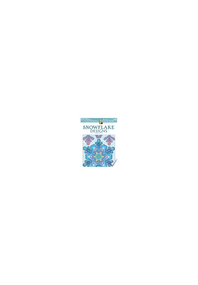 Creative Haven Snowflake Designs Coloring Book (Creative Haven Coloring Books)
