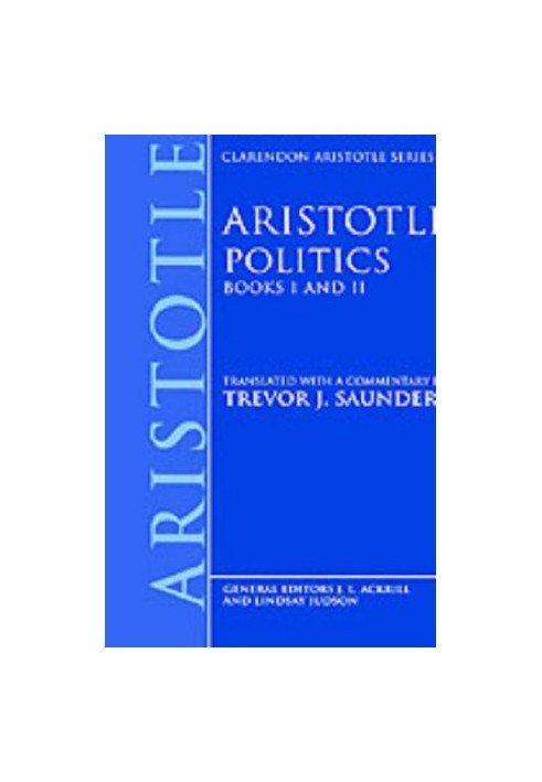 Politics: Books I and II
