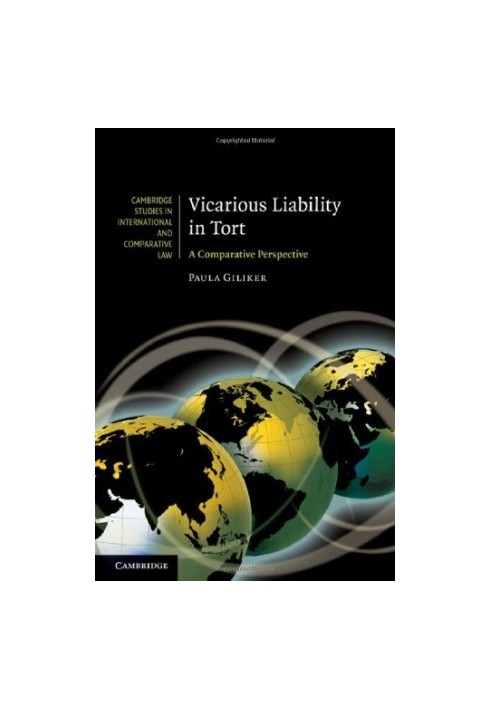Vicarious Liability in Tort: A Comparative Perspective