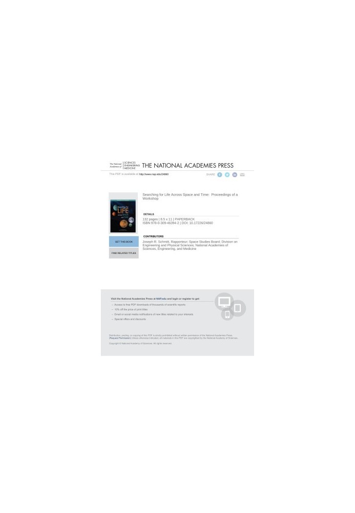 Searching for Life Across Space and Time: Proceedings of a Workshop