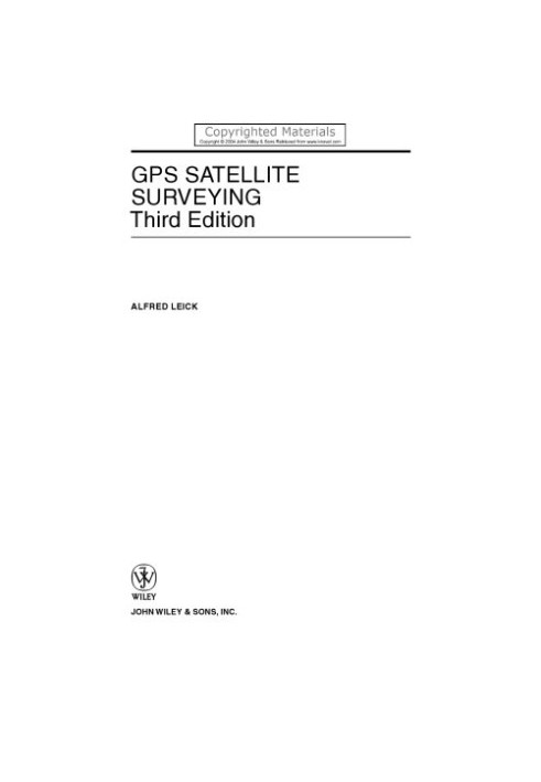 GPS Satellite Surveying