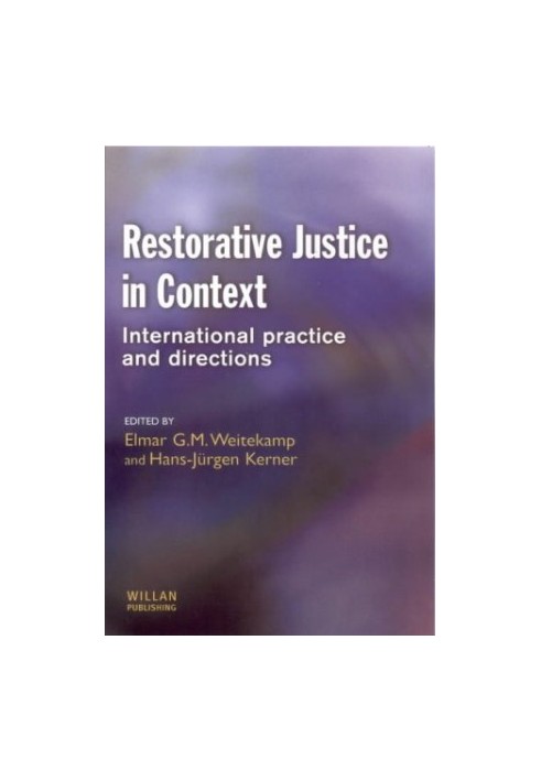 Restorative Justice in Context