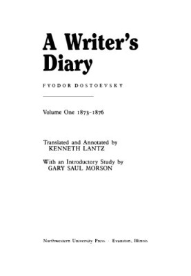 A Writer’s Diary: Volume 1, 1873-1876