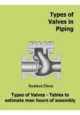 Types of Valves in Piping - Types of Valves - Tables to estimate man hours of assembly