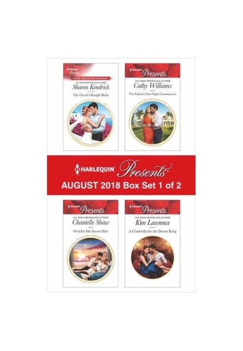 Harlequin Presents August 2018--Box Set 1 of 2