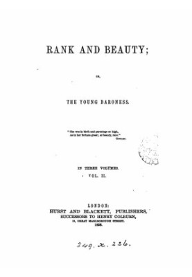 Rank and Beauty or the Young Baroness Vol 2