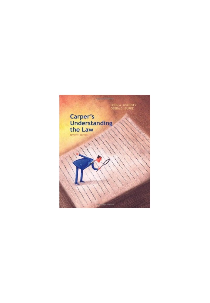 Carper’s Understanding the Law