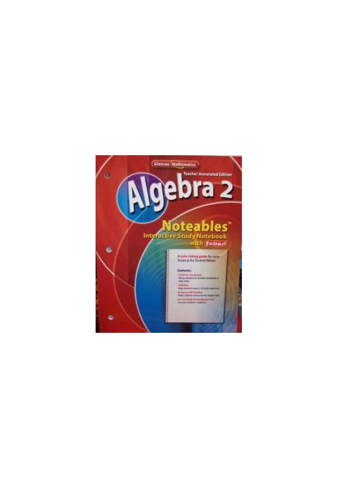 Algebra 2, Noteables: Interactive Study Notebook with Foldables