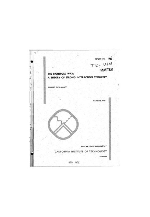 The Eightfold Way: A Theory of Strong Interaction Symmetry (Frontiers in Physics)